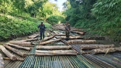 খাগড়াছড়িতে ১ কোটি ২০ লাখ টাকার অবৈধ কাঠ জব্দ