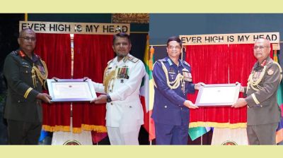 বিএমএ ‘হল অব ফেইমে’ বিমান ও নৌবাহিনী প্রধান