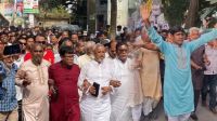 টাঙ্গাইলে মনোনয়নের দাবিতে টুকু-ফরহাদ সমর্থকদের মিছিল
