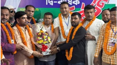 কোনাবাড়ী প্রেস ক্লাবের সভাপতি মোরশেদ আলম, সম্পাদক ঝুটন