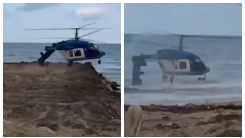 অবতরণের সময় ভেঙে যায় হেলিকপ্টার, বেঁচে নেই কেউ