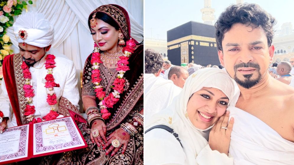 বিয়ের পরদিনই মক্কায় প্রিয়াঙ্কা