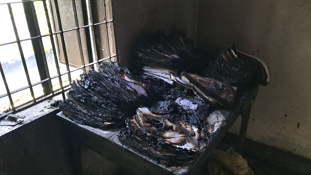 ব্রাহ্মণবাড়িয়ায় গ্রামীণ ব্যাংকে আগুন