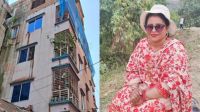 ‘দেশি মুরগি খেতে না পারা’ ‘অভাবী’ সেই শিক্ষিকার পাঁচতলা বাড়ি!