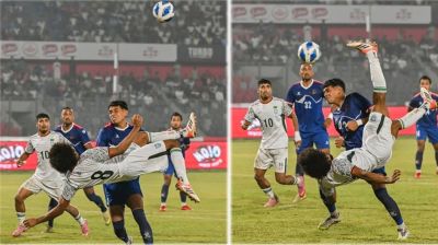 উড়ন্ত হামজার ছবি পোস্ট করে যা লিখল ফিফা