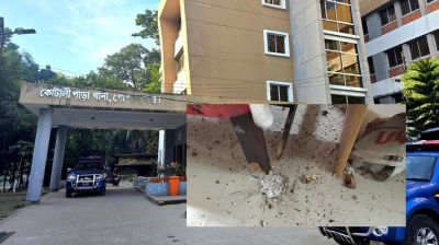 কোটালীপাড়া থানায় ককটেল হামলা, ৩ পুলিশ সদস্য আহত