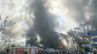 গাজীপুরে কয়েল কারখানায় ভয়াবহ আগুন