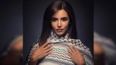 মিস ইউনিভার্সের মঞ্চে বিশেষ পোশাক পরে ইতিহাস গড়লেন ফিলিস্তিনি সুন্দরী