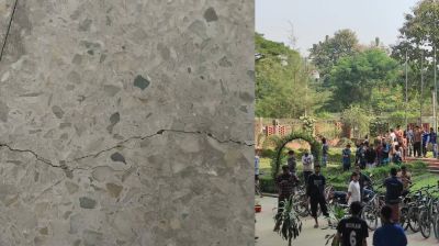 ভূমিকম্পে জাবির নতুন হলগুলোতে ফাটল, নির্মাণে অনিয়মের অভিযোগ