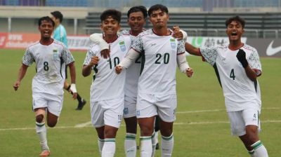 দাপুটে জয়ের সঙ্গে বাংলাদেশের এশিয়ান কাপ বাছাই শুরু