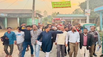 সাবেক ছাত্রনেতা মুখলিছুর রহমানের গণসংযোগ