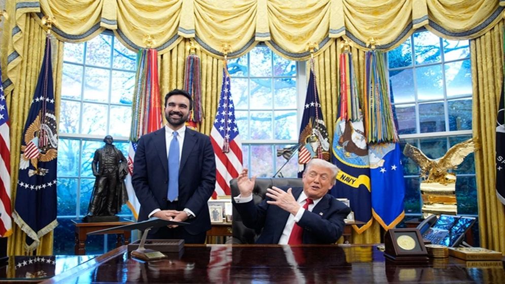 হোয়াইট হাউজে ট্রাম্প-মামদানি ‘বিস্ময়কর’ বৈঠক