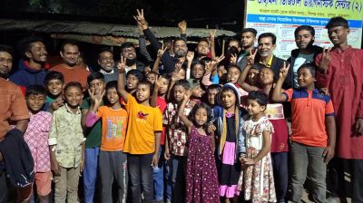 ছোটদের ভালোবাসার স্লোগানেও ব্যারিস্টার কায়সার কামাল