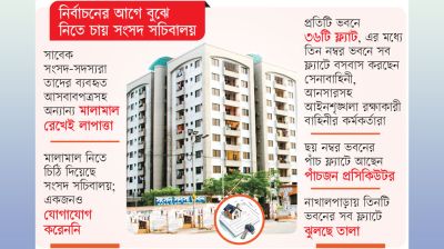 ন্যামের অধিকাংশ ফ্ল্যাটে তালা