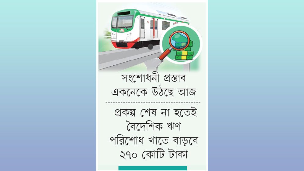 মেট্রোরেলে কমলাপুর যেতে অপেক্ষা বাড়ছে ৩ বছর