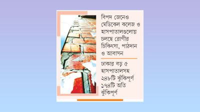 ভূমিকম্পের উচ্চঝুঁকিতে ৫ বড় হাসপাতাল