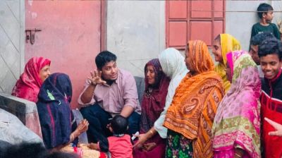 গণসংযোগ শেষে হাসনাতের আবেগঘন পোস্ট