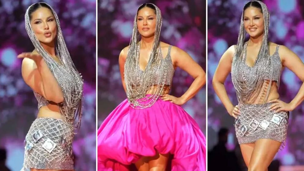 ভিন্নধর্মী সাজে চমক দেখালেন সানি লিওন