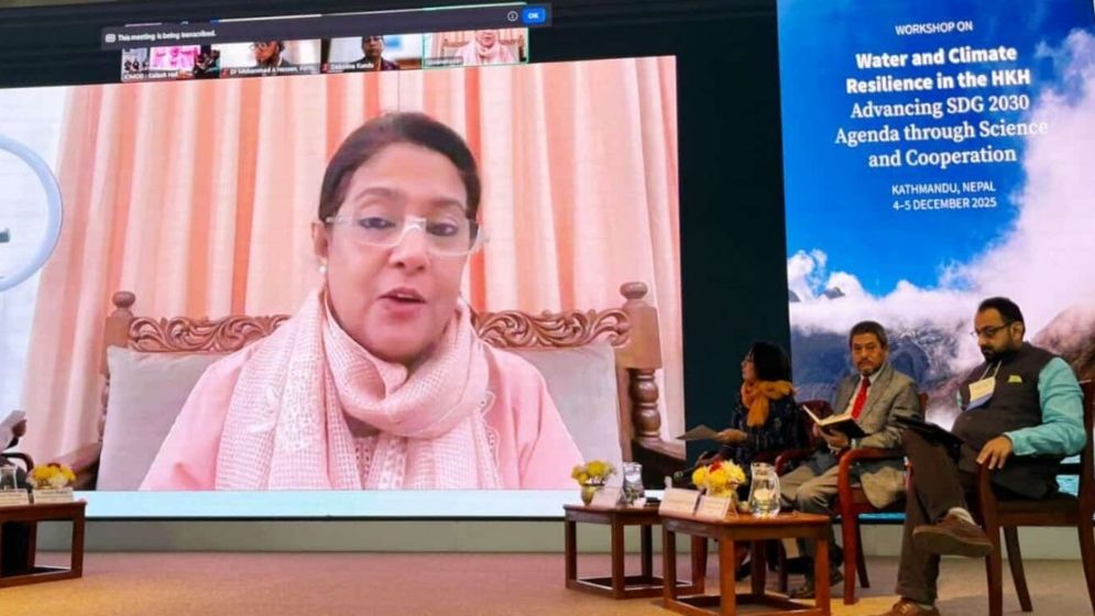 নদীর উপর নির্মিত প্রকল্প পরিবেশগত ক্ষতি ডেকে আনছে : উপদেষ্টা রিজওয়ানা