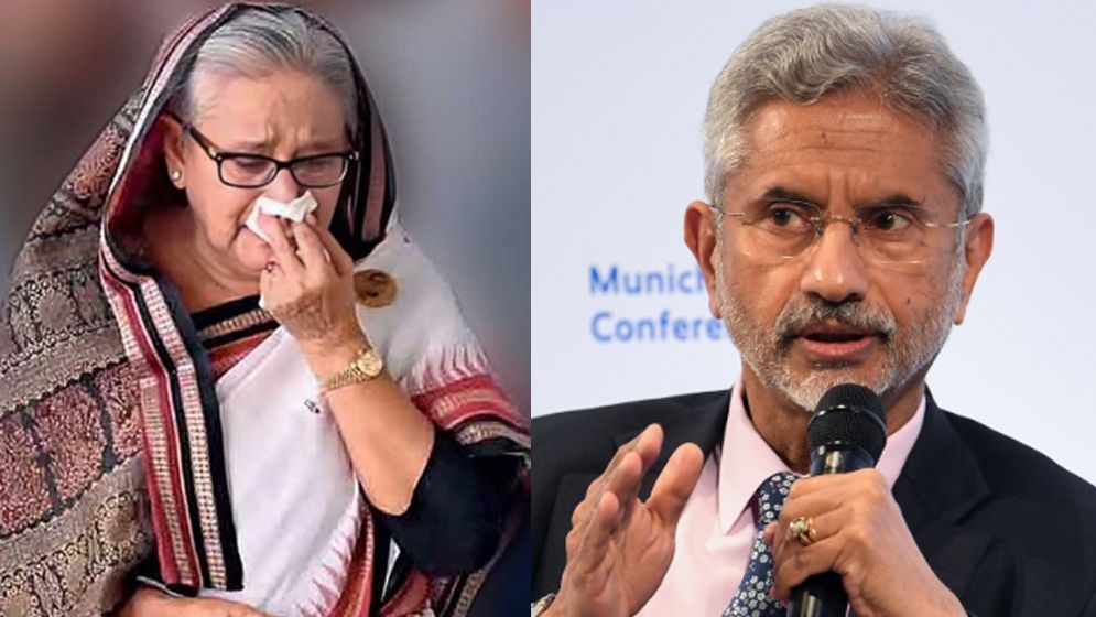 হাসিনা ভারতে থাকবেন কিনা প্রশ্নে যা বললেন জয়শঙ্কর