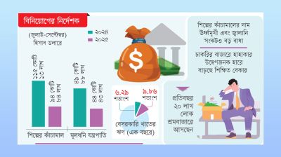 বিনিয়োগ নেই বাড়ছে বেকার