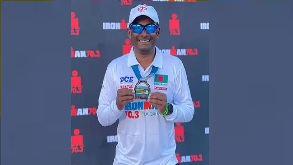 মর্যাদাপূর্ণ ‘আয়রনম্যান’ রেস সম্পন্ন করলেন বাংলাদেশের আল আমিন