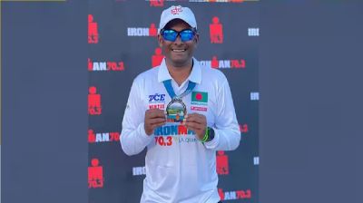 মর্যাদাপূর্ণ ‘আয়রনম্যান’ রেস সম্পন্ন করলেন বাংলাদেশের আল আমিন