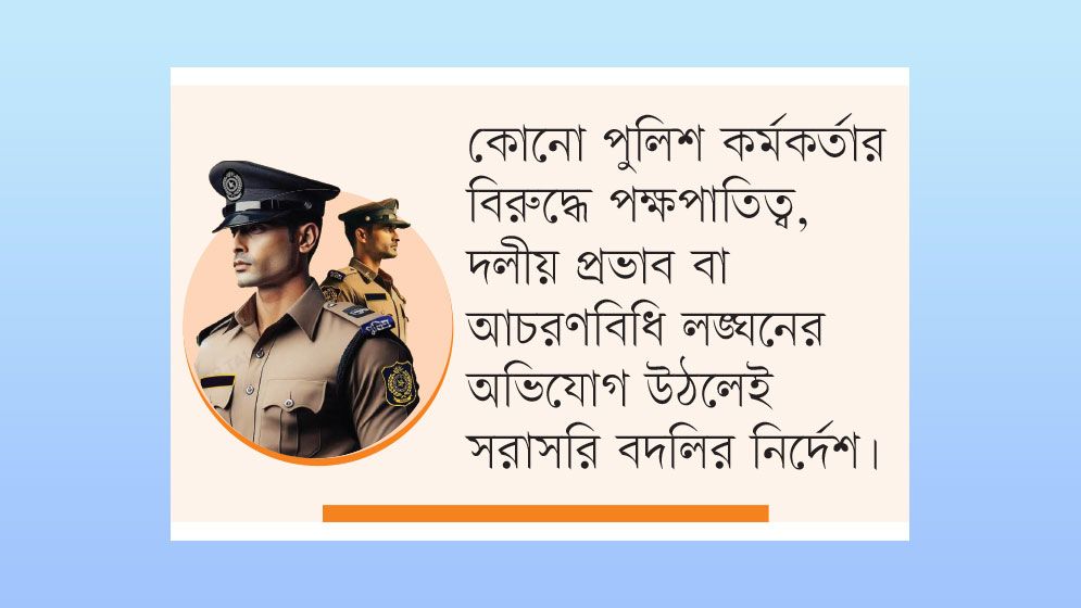 পুলিশের বদলি পদায়নে লাগবে ইসির অনুমোদন