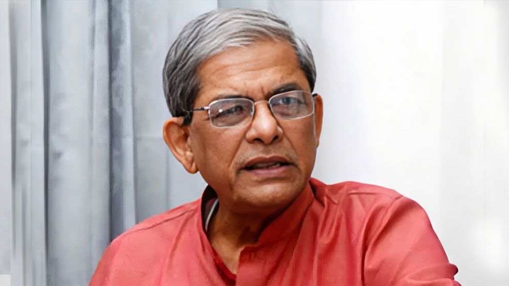 তফশিল ঘোষণার পর যা জানালেন মির্জা ফখরুল