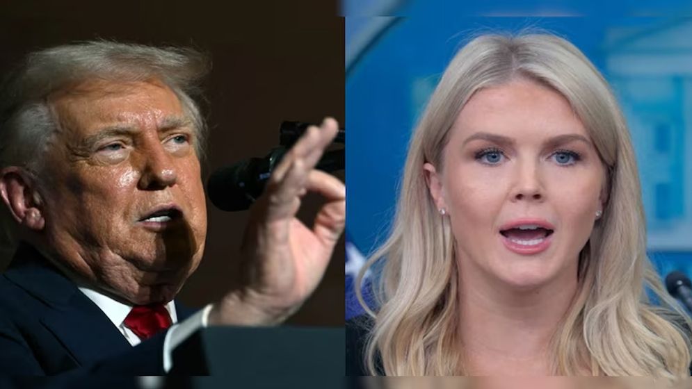 প্রেস সেক্রেটারির ঠোঁটকে  মেশিনগানের সঙ্গে তুলনা ট্রাম্পের