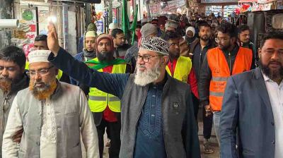 তফশিলকে স্বাগত জানিয়ে পিরোজপুরে জামায়াত-যুবদলের আনন্দ মিছিল