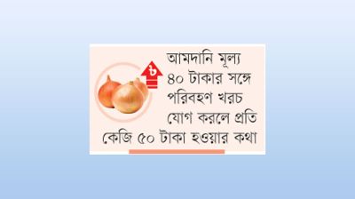 ৪০ টাকার পেঁয়াজ ১৫০ টাকায় বিক্রি!