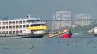 লঞ্চের ধাক্কায় ডুবল বালুভর্তি বাল্কহেড