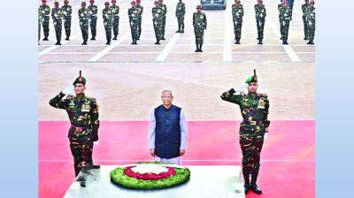 গণতান্ত্রিক অগ্রযাত্রা অব্যাহত রাখার প্রত্যয়