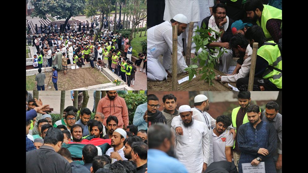 শহীদ ওসমান হাদির শেষ বিদায়, দেখুন ছবিতে