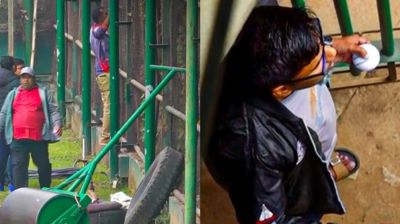 জানালার কাঁচ ভাঙায় বল ফেরত দিতে অস্বীকৃতি বাড়ির বাসিন্দার