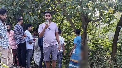 রেলক্রসিংয়ের পাশের গাছে জজ আদালতের সেরেস্তাদারের ঝুলন্ত লাশ