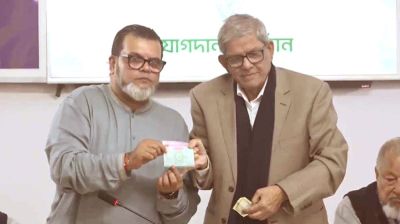 নিজের দল বিলুপ্ত করে বিএনপিতে যোগ দিলেন এহসানুল হুদা