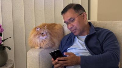 তারেক রহমানের সঙ্গে আসছে সেই বিড়াল