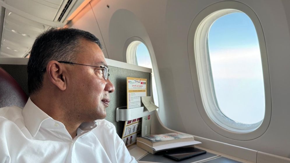 ছবিতে তারেক রহমানের দেশে ফেরা