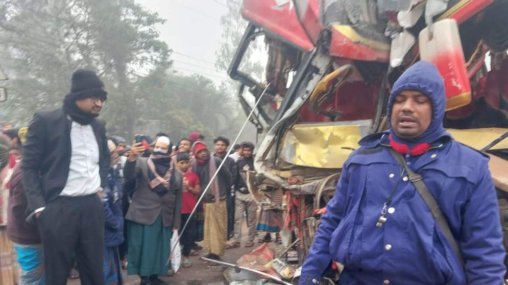 টাঙ্গাইল-ময়মনসিংহ মহাসড়কে দুর্ঘটনায় আহত ২২