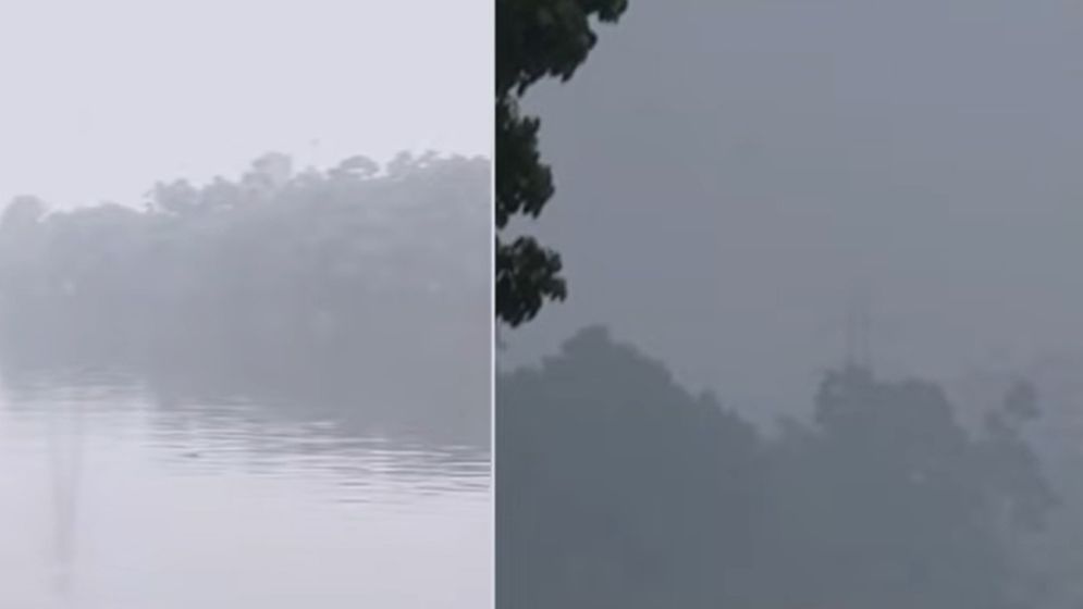 কুয়াশার চাদরে ঢাকা রাজধানী, দেখা মেলেনি সূর্যের