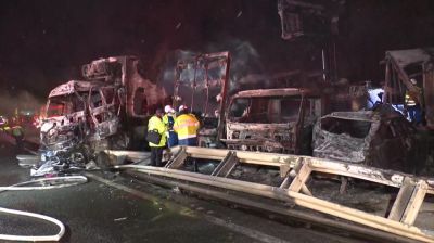 জাপানে দুর্ঘটনার কবলে ৫০টিরও বেশি গাড়ি, নিহত ২