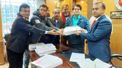 স্বতন্ত্র প্রার্থী হিসেবে ইঞ্জিনিয়ার আব্দুস সোবাহানের মনোনয়নপত্র দাখিল