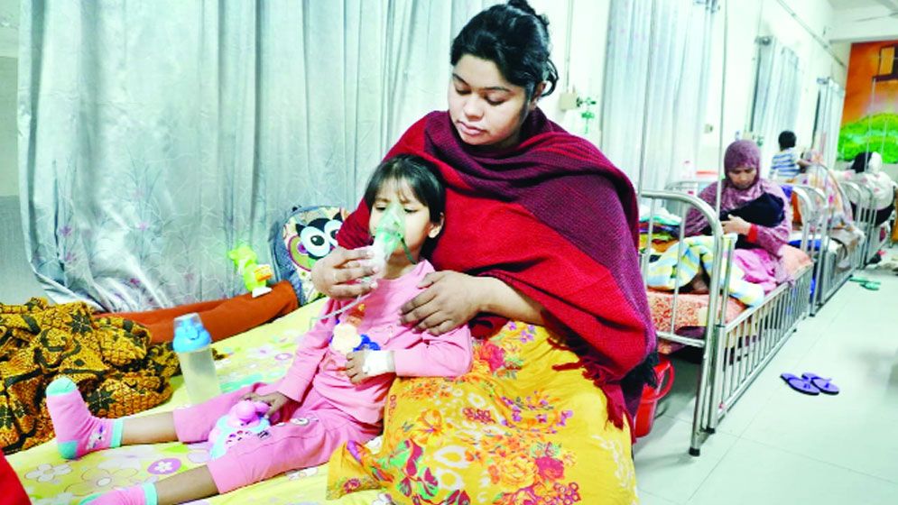 ভর্তি শিশুদের ৬০% নিউমোনিয়ায় আক্রান্ত