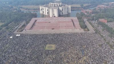 জানাজা ঘিরে ছিল কঠোর নিরাপত্তাবলয়