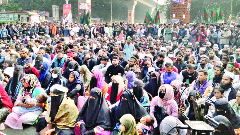 ৩০ দিনের মধ্যে হাদি হত্যার বিচার না হলে সরকার পতনের আন্দোলন