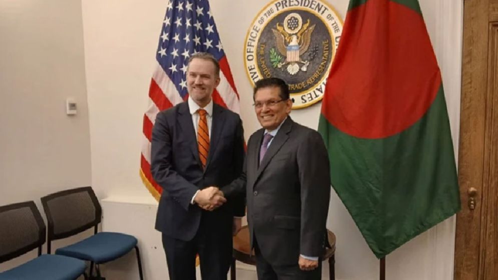 ওয়াশিংটনে মার্কিন বাণিজ্য প্রতিনিধির সঙ্গে খলিলুর রহমানের বৈঠক