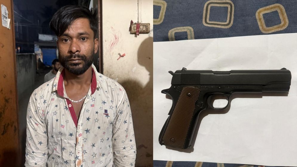 বিদেশি পিস্তলসহ সন্ত্রাসী গ্রেফতার