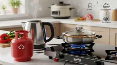 সিলিন্ডার গ্যাস সাশ্রয়ে ইলেকট্রিক কেটলির ম্যাজিক!